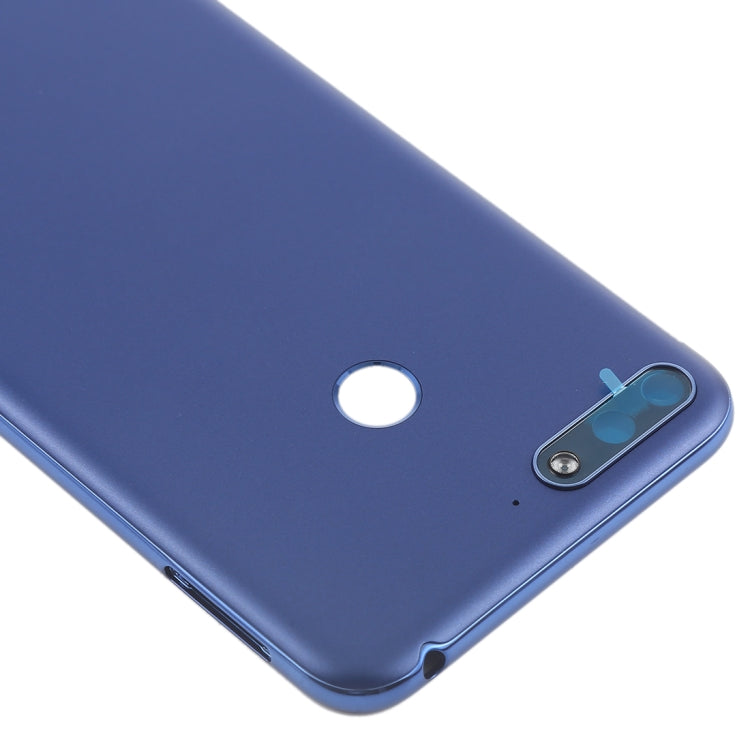 Carcasa Trasera con Teclas Laterales Para Huawei Y6 (2018) (Azul)