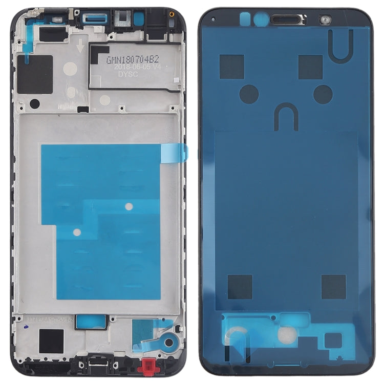 Cadre LCD du boîtier avant pour Huawei Y6 (2018) (Noir)