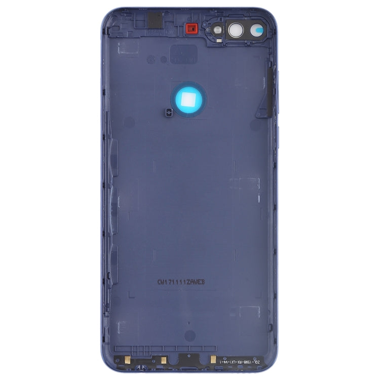 Carcasa Trasera con Teclas Laterales Para Huawei Y7 (2018) (Azul)