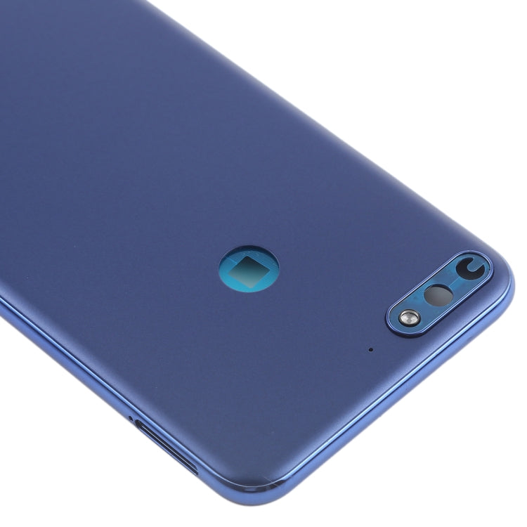 Back Cover with Side Keys for Huawei Y7 (2018) (Blue)