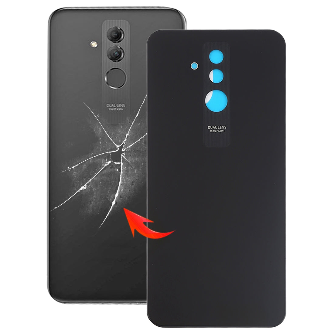 Battery Cover Back Cover Huawei Mate 20 Lite / Maimang 7 Black