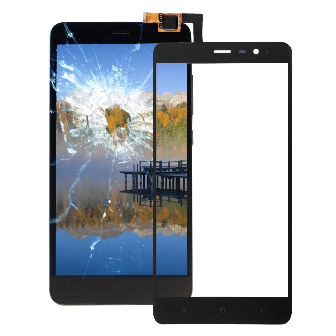 Vitre Tactile Digitizer Xiaomi Redmi Note 3 Noir