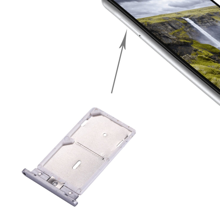 Plateau de carte SIM Xiaomi Redmi Note 3 (version MediaTek) (gris)