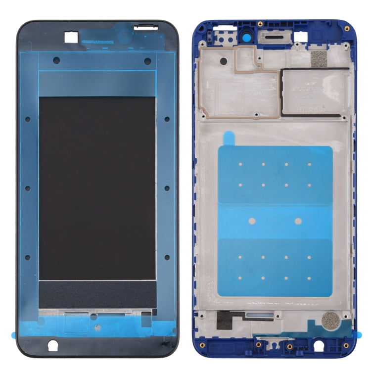 Plaque frontale du boîtier Huawei Honor V9 Play avec cadre LCD (Bleu)