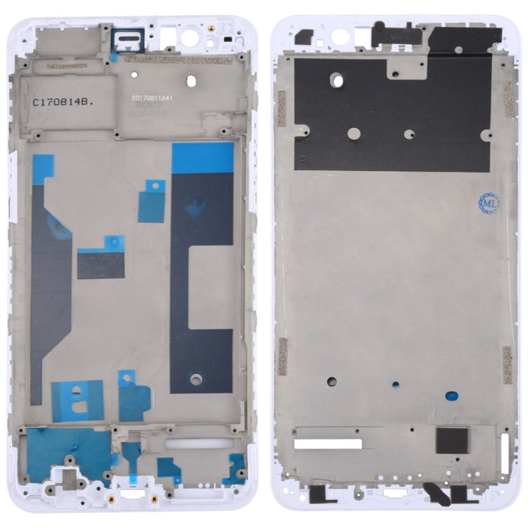 Placa de Bisel de Marco LCD de Carcasa Frontal Para Oppo R11 Plus (Blanco)