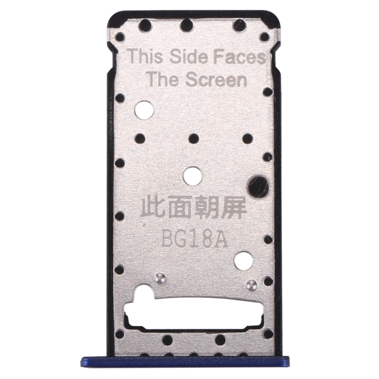 Huawei Enjoy 7 Plus / Y7 Prime SIM Card Tray and SIM / Micro SD Card Tray (Dark Blue)