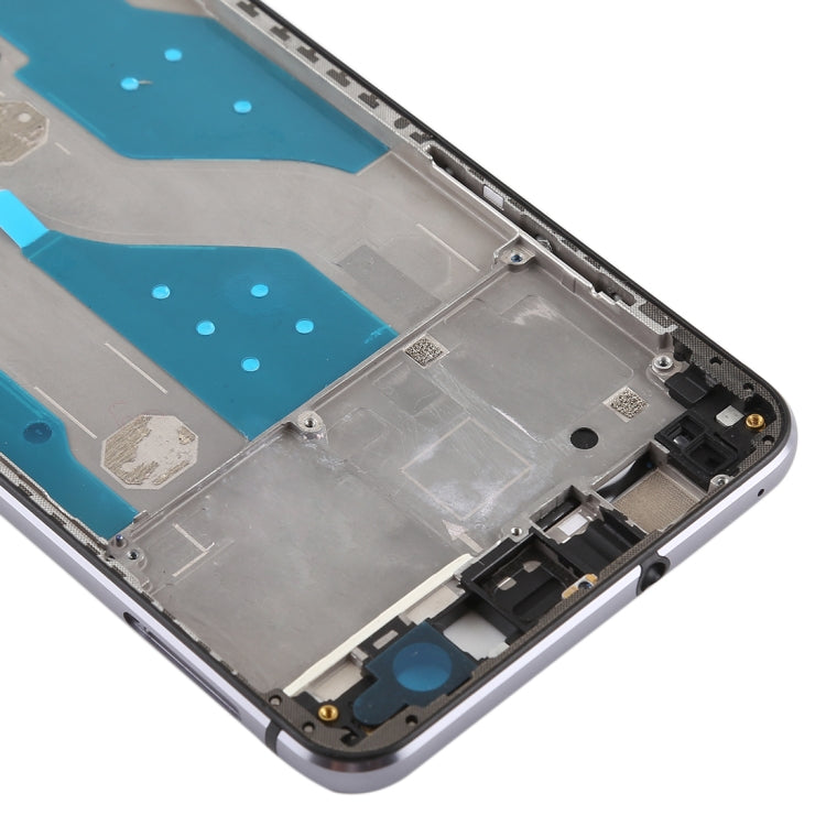 Plaque de cadre intermédiaire avec touches latérales pour Huawei P10 Lite (noir)