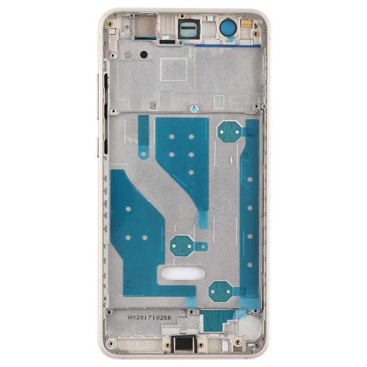 Plaque de cadre intermédiaire avec touches latérales pour Huawei P10 Lite (Or)