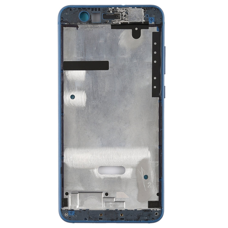 Plaque de cadre intermédiaire avec touches latérales pour Huawei P10 Lite (Bleu)