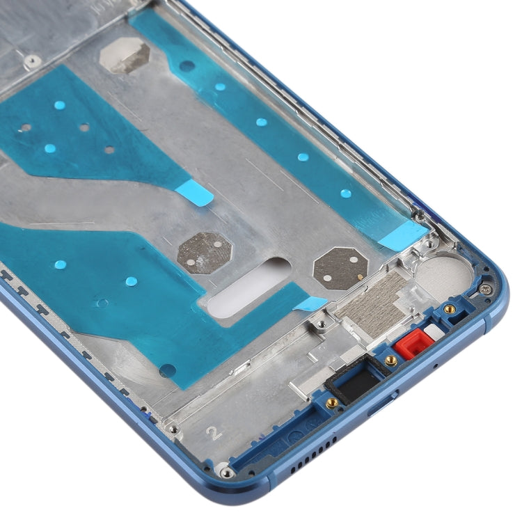 Middle Frame Bezel Plate with Side Keys for Huawei P10 Lite (Blue)