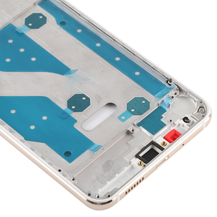 Plaque de cadre central avec touches latérales pour Huawei P10 Lite (Blanc)