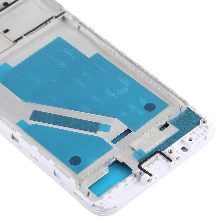 Plaque de cadre LCD du boîtier avant pour Huawei Honor 6A (Blanc)