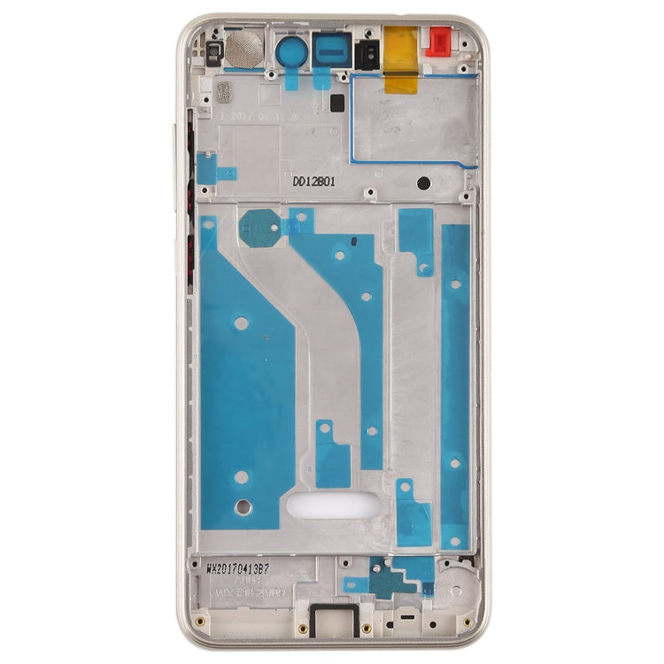 Middle Frame Bezel Plate with Side Keys for Huawei Honor 8 Lite (Gold)