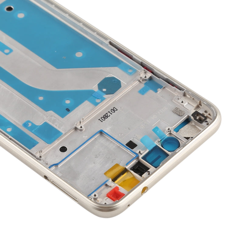 Middle Frame Bezel Plate with Side Keys for Huawei Honor 8 Lite (Gold)