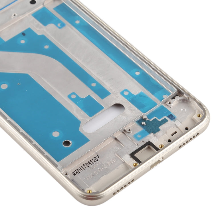 Plaque de cadre intermédiaire avec touches latérales pour Huawei Honor 8 Lite (Or)