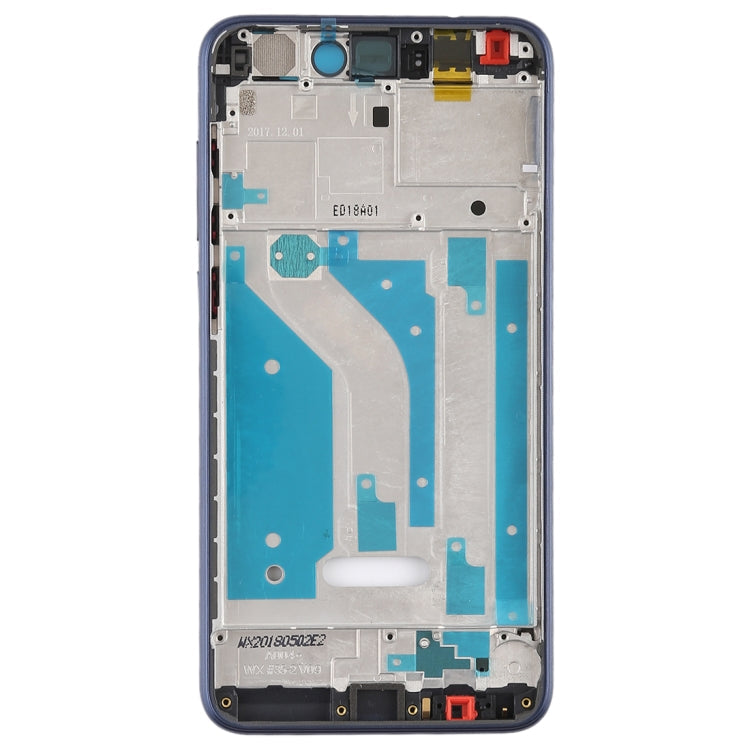 Middle Frame Bezel Plate with Side Keys for Huawei Honor 8 Lite (Blue)
