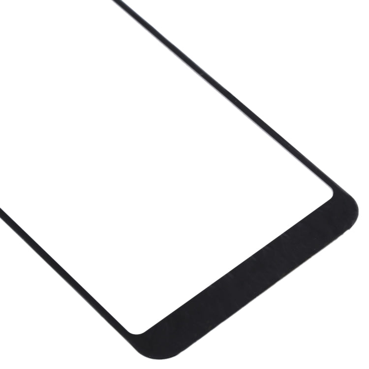 Lentille extérieure en verre de l'écran avant pour Google Pixel 3A XL (noir)