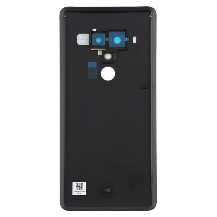 Coque arrière de batterie avec objectif d'appareil photo pour HTC U12+ (noir)