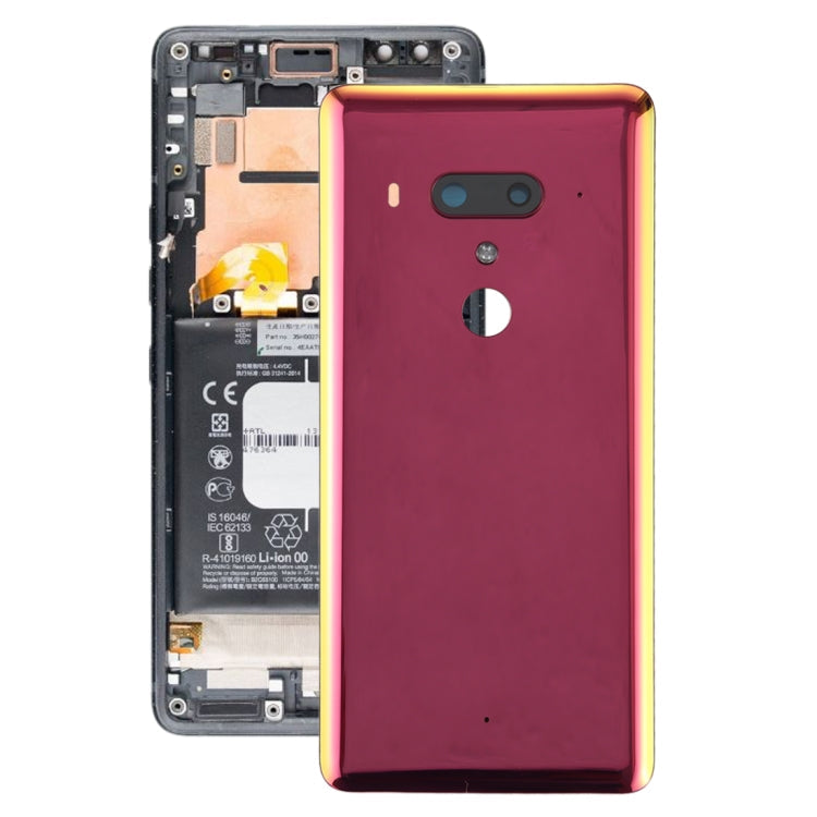 Battery Back Cover with Camera Lens for HTC U12+ (Red)