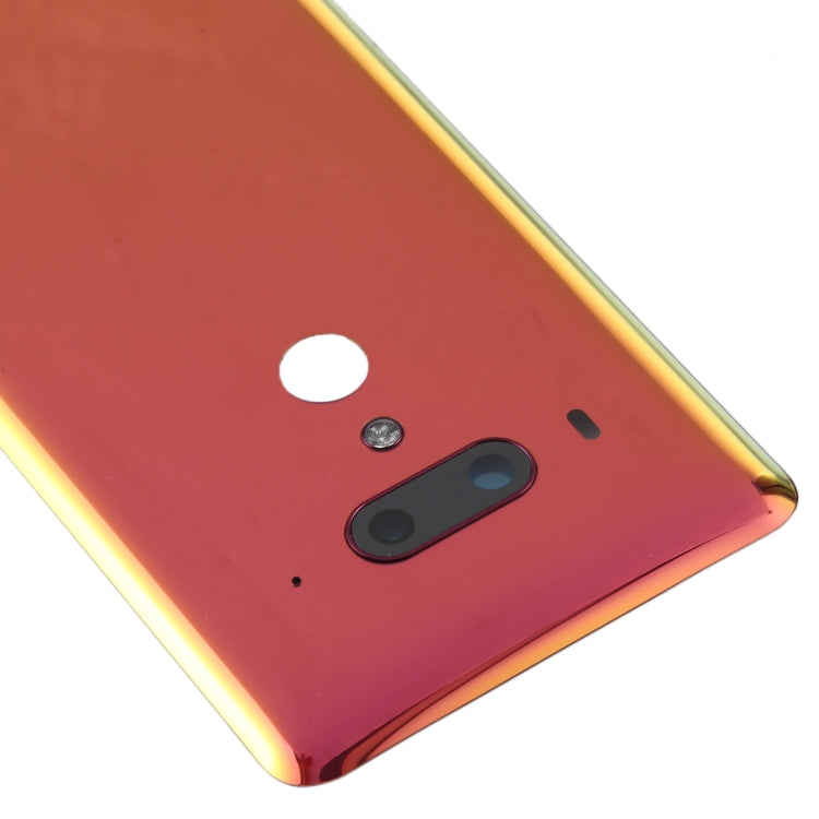Tapa Trasera de Batería con Lente de Cámara Para HTC U12 + (Rojo)