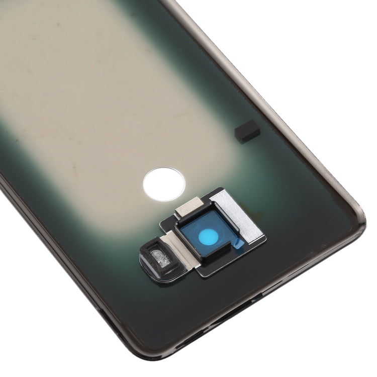 Coque arrière de batterie avec objectif d'appareil photo pour HTC U11+ (noir transparent)