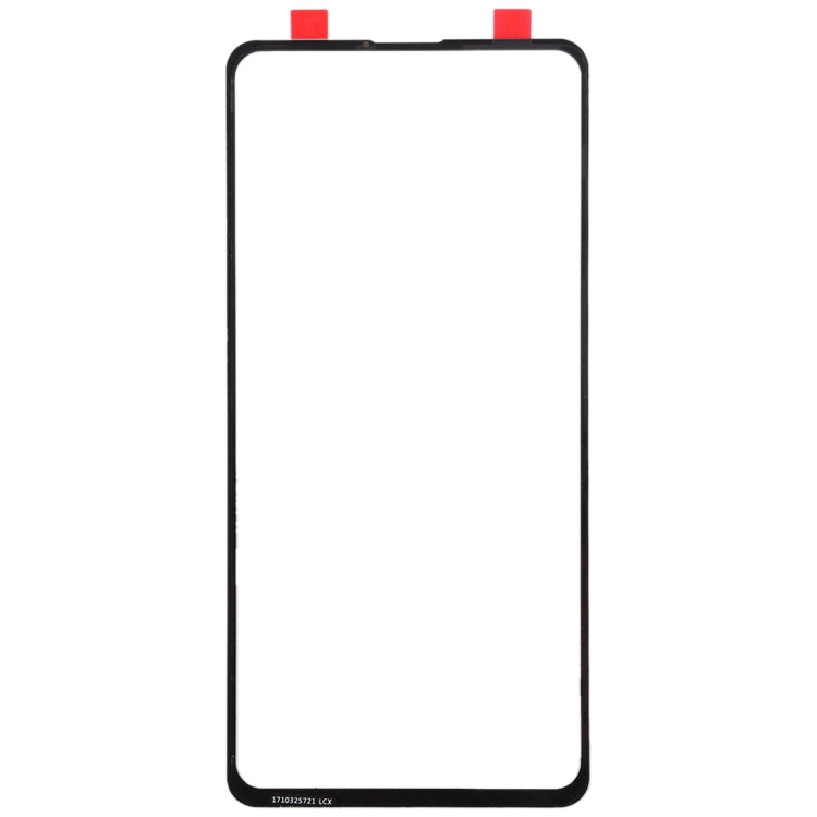 Lente de Cristal Exterior de Pantalla Frontal Para Xiaomi 9T / Redmi K20 / K20 Pro (Negro)
