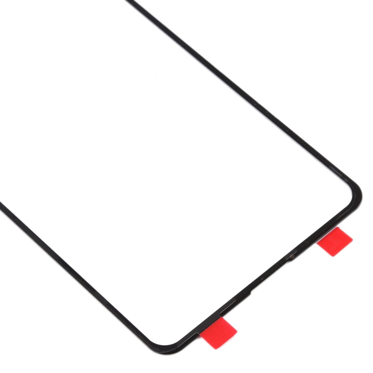 Lentille en verre extérieure de l'écran avant pour Xiaomi 9T / Redmi K20 / K20 Pro (Noir)