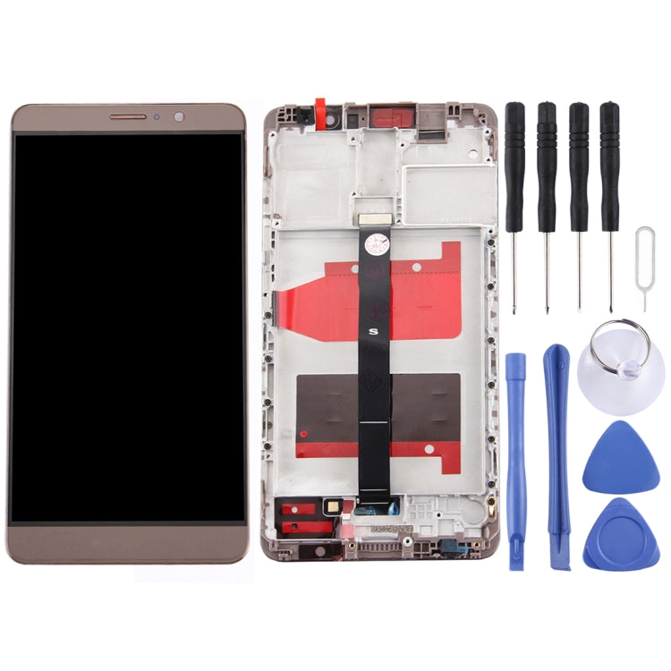 Huawei Mate 9 LCD Screen and Digitizer Full Assembly with Frame (Mocha Gold)