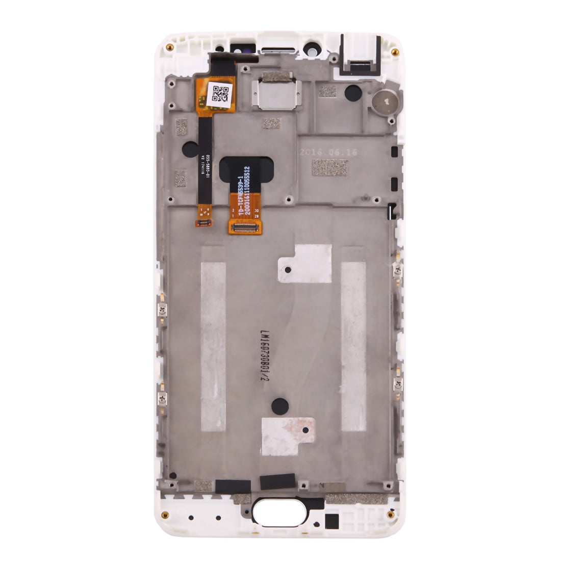 Ecran LCD + Tactile + Châssis Meizu M3 Note Meilan Note 3 (Version Chinoise) Blanc