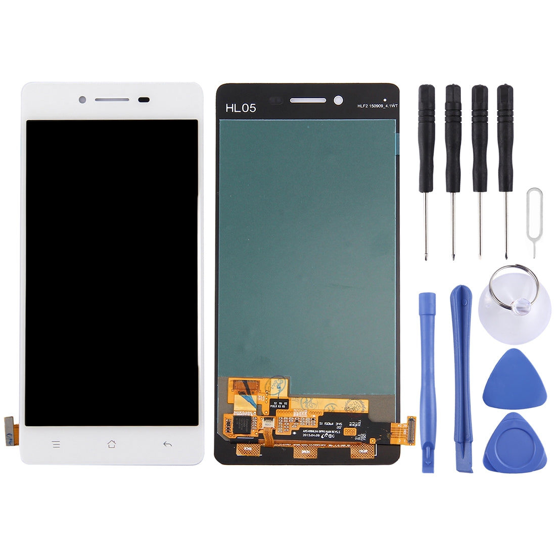 LCD Screen + Digitizer Touch Oppo R7 White