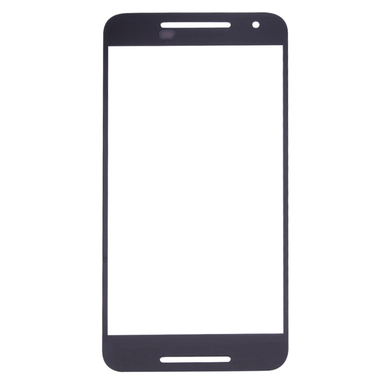 Lente de Cristal Exterior de Pantalla Frontal Para Google Nexus 5X (Negro)