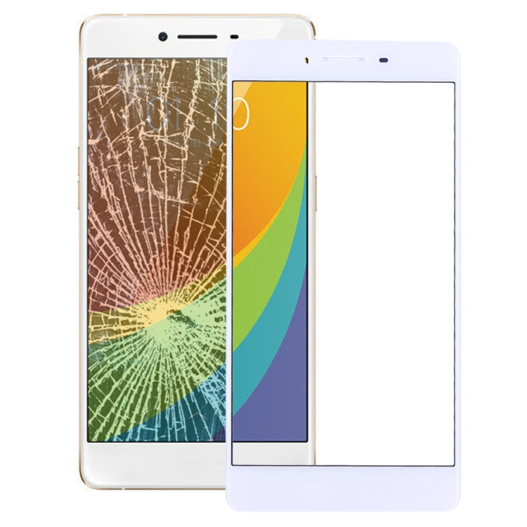 Oppo R7s Front Screen Outer Glass Lens (White)