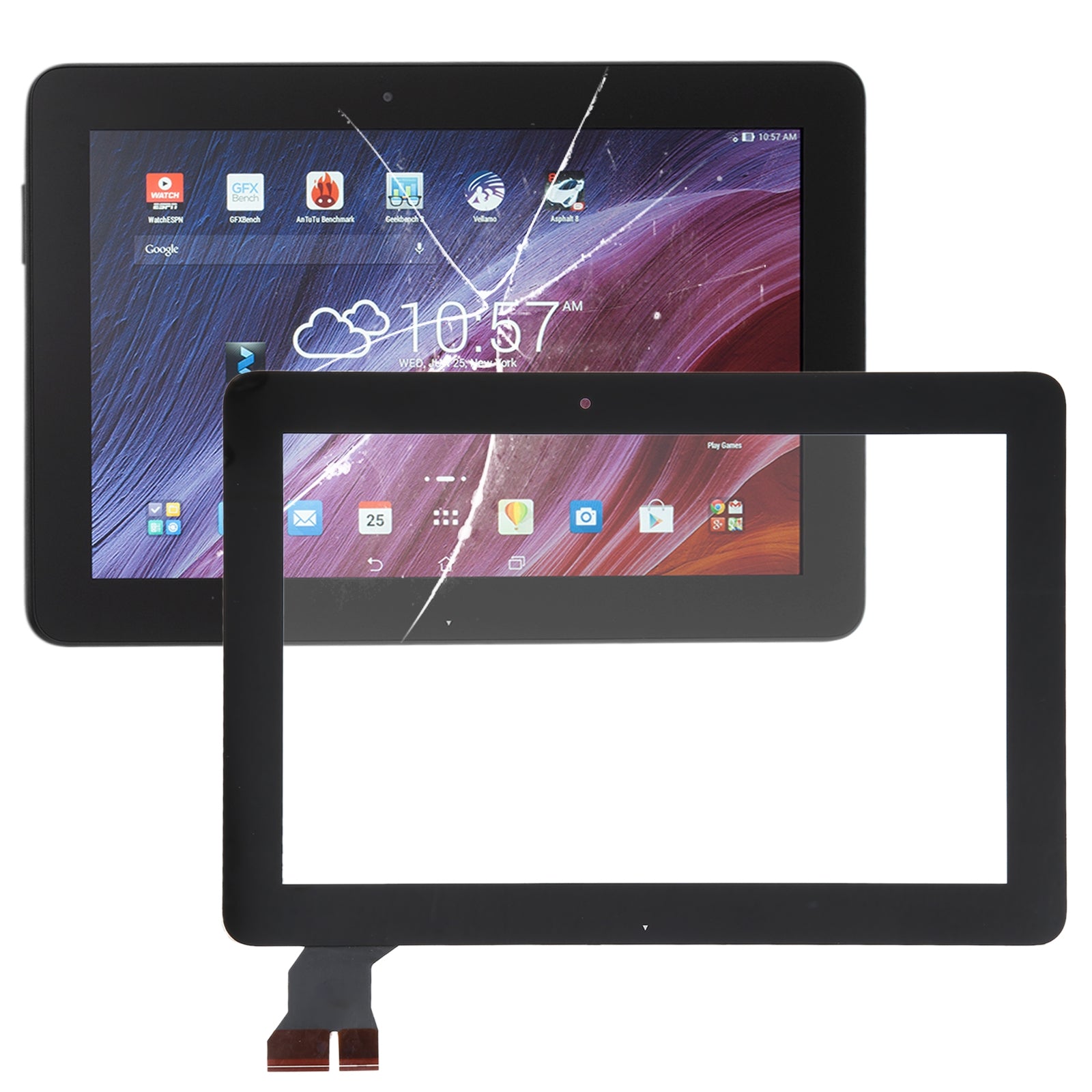 Touch Screen Digitizer Asus TF103 / TF103CG K108 Black