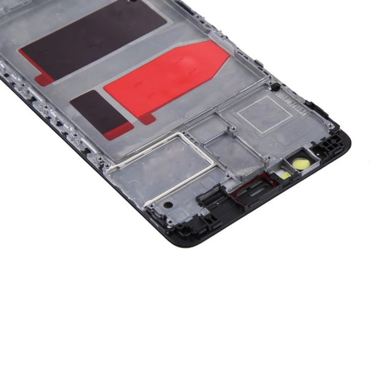 Placa de Bisel de Marco LCD de Carcasa Frontal Para Huawei Mate 9 (Negro)