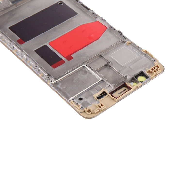 Placa de Bisel de Marco LCD de Carcasa Frontal Para Huawei Mate 9 (dorado)