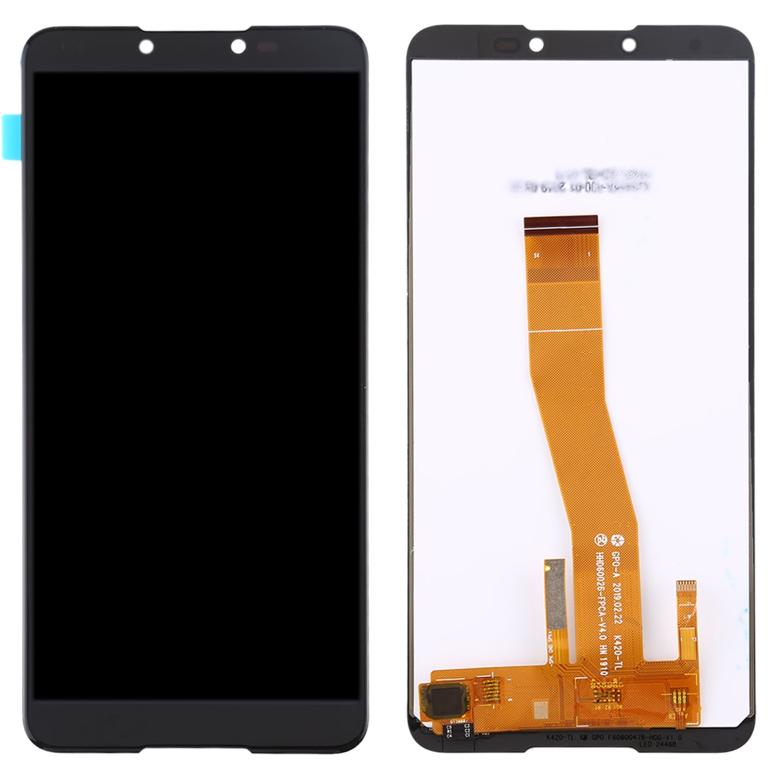 LCD Screen + Digitizer Touch Wiko Y70 Black