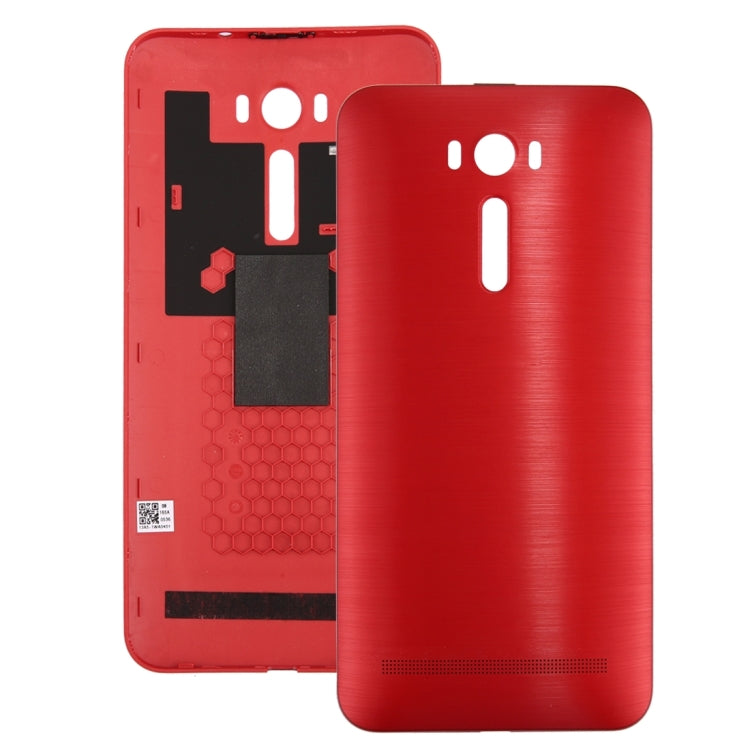 Tapa Trasera de Batería con textura cepillada Original Para Asus Zenfone 2 Laser / ZE601KL (Rojo)