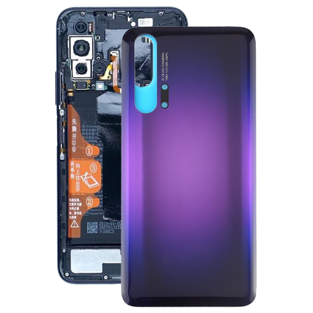 Battery Cover Back Cover Huawei Honor 20 Pro Purple