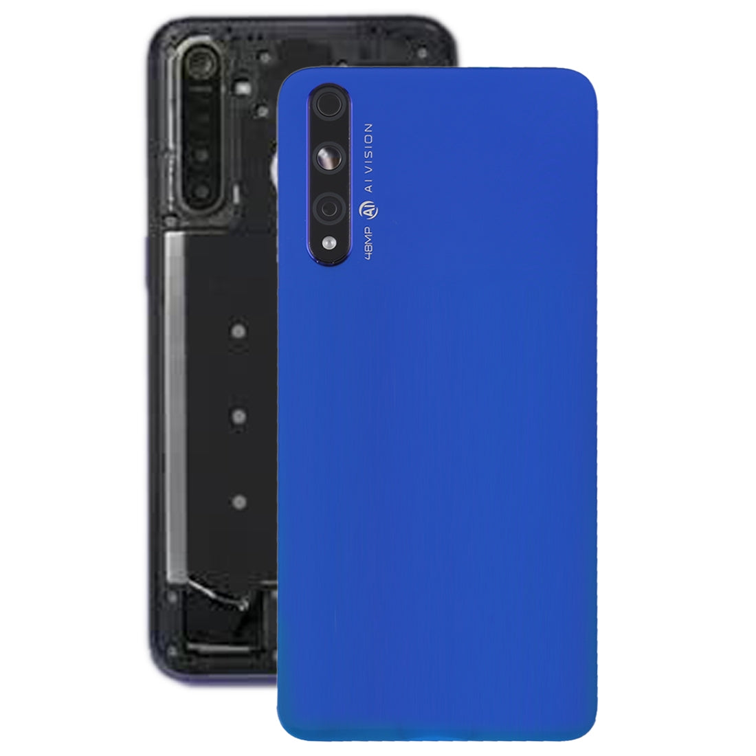 Tapa Bateria Back Cover + Lente Camara Trasera Huawei Honor 20S Azul