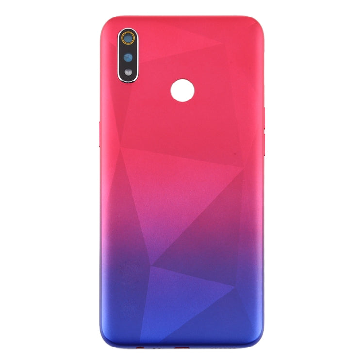 Back Battery Cover for Oppo Realme 3 (Red + Blue)