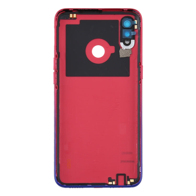 Cache batterie arrière pour Oppo Realme 3 (Rouge + Bleu)