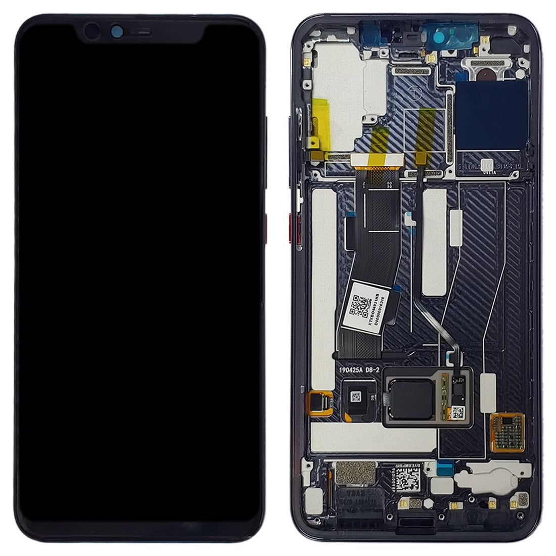 Ecran Complet LCD + Tactile + Châssis Xiaomi MI 8 Explorer 8 MI 8 Pro Noir