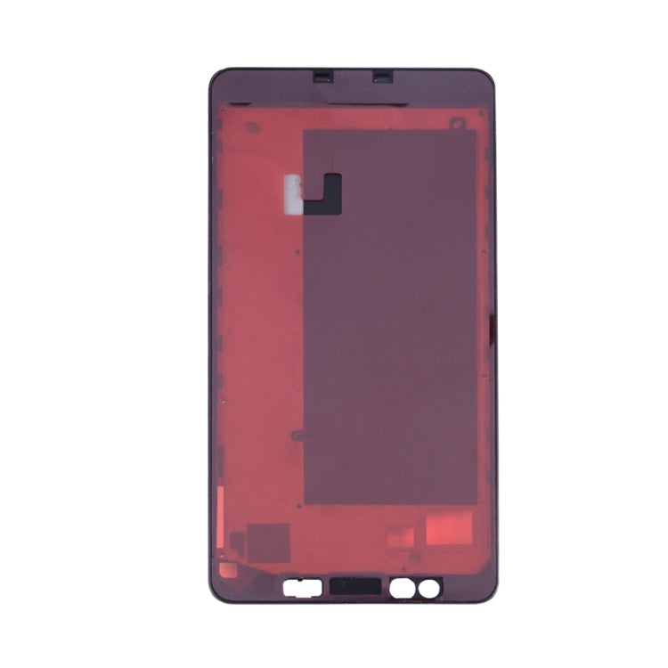 Front Housing LCD Frame Bezel Plate for Microsoft Lumia 950 (Black)