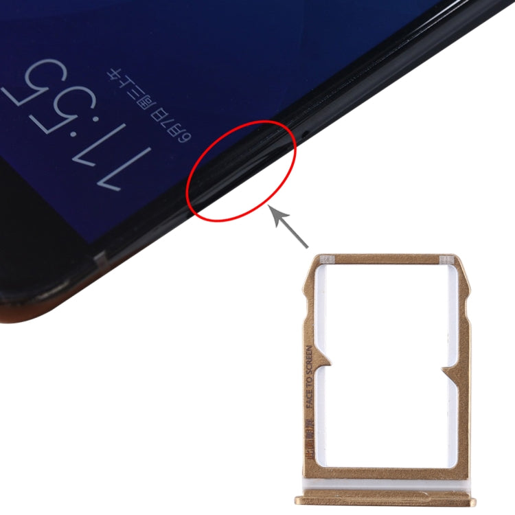 SIM Card Tray + SIM Card Tray For Xiaomi MI 6 (Gold)