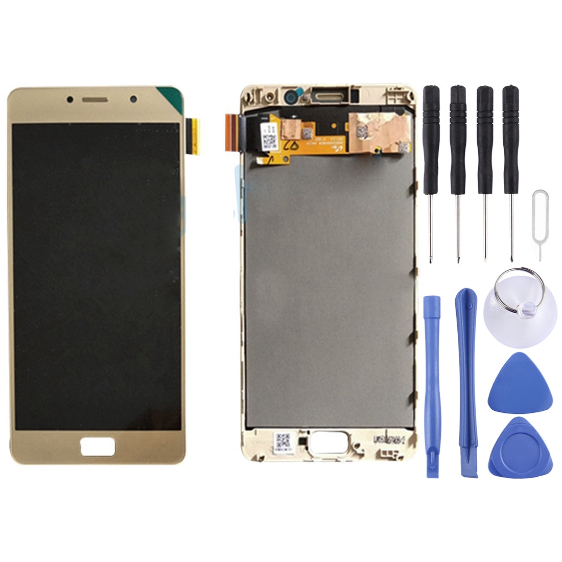 Ecran complet LCD + Tactile + Châssis Lenovo Vibe P2 P2a42 P2c72 Or