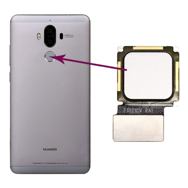 Cable Flex del Sensor de Huellas Dactilares Huawei Mate 9 (Plateado)