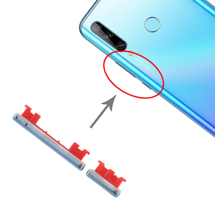 Touches latérales pour Huawei Enjoy 10 Plus (Bleu)
