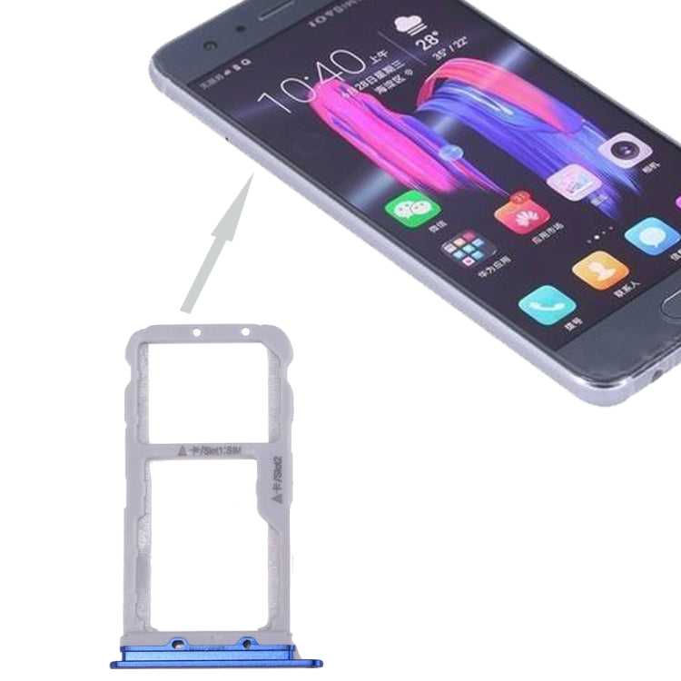 Huawei Honor 9 Bandeja de Tarjeta SIM y Bandeja de Tarjeta SIM / Micro SD (Azul)
