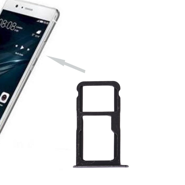 Huawei P10 Lite SIM Card Tray and SIM / Micro SD Card Tray (Black)