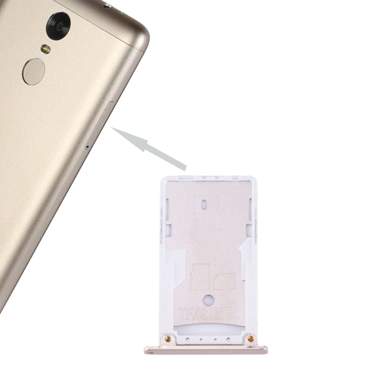 Xiaomi Redmi Note 3 (Qualcom Version) SIM and SIM / TF Card Tray (Gold)